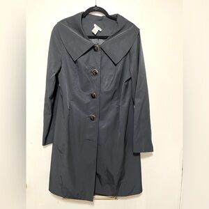 VERTIGO PARIS | Trench Coat | Black | Size Large